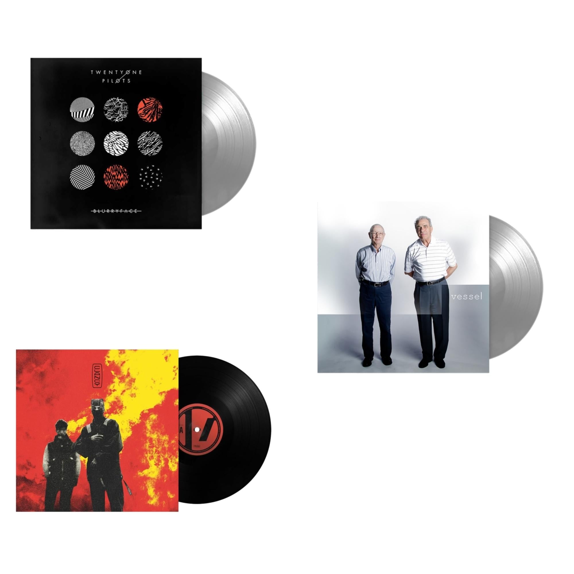 Clancy & Blurryface (Silver LP Vinyl Fbr Anniversary) & Vessel (Fbr 25Th Anniversary/Silver LP Vinyl)