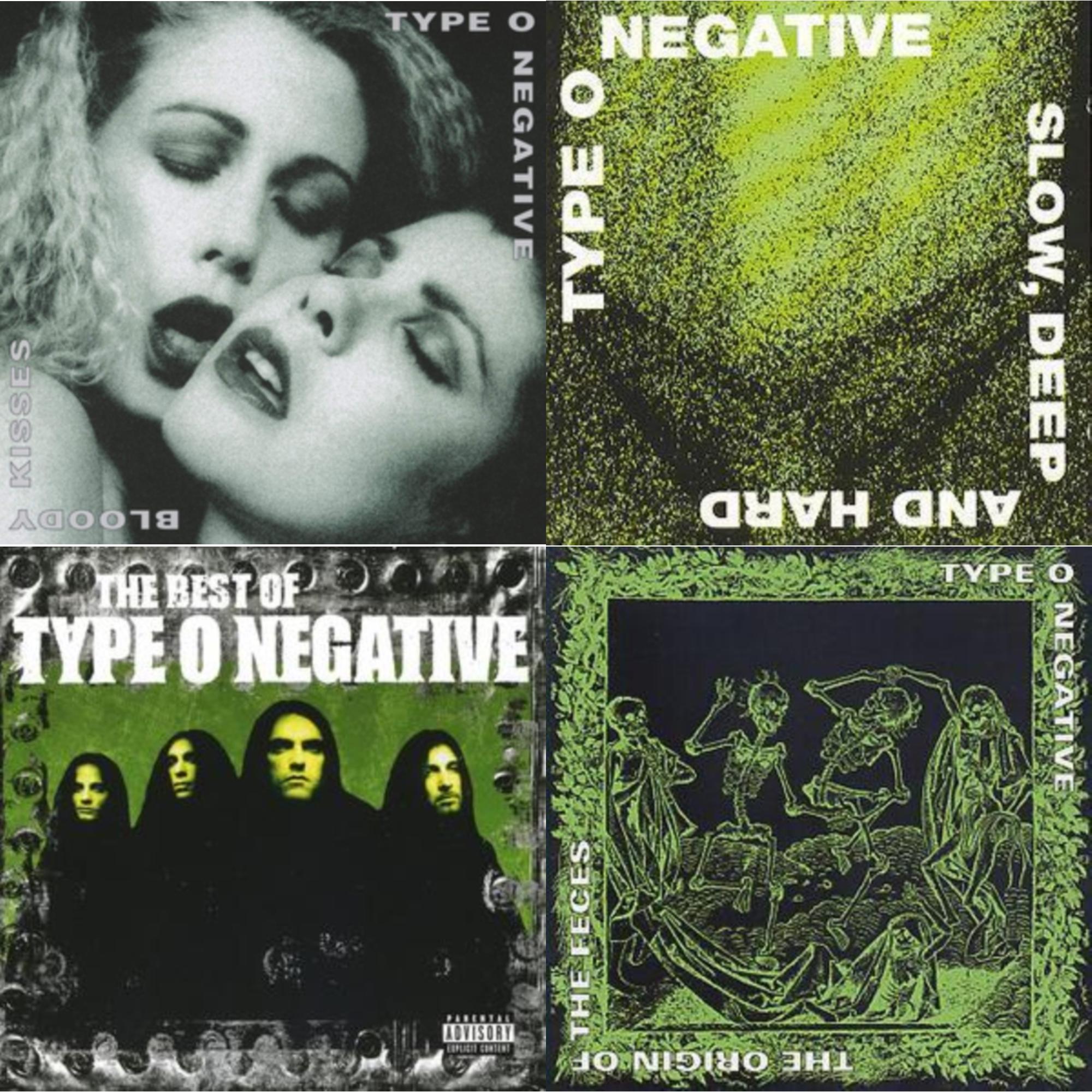 Type O Negative - Bloody Kisses & Slow Deep & Hard & Best Of Type O Negative & Origin Of The Feces - CD Bundle