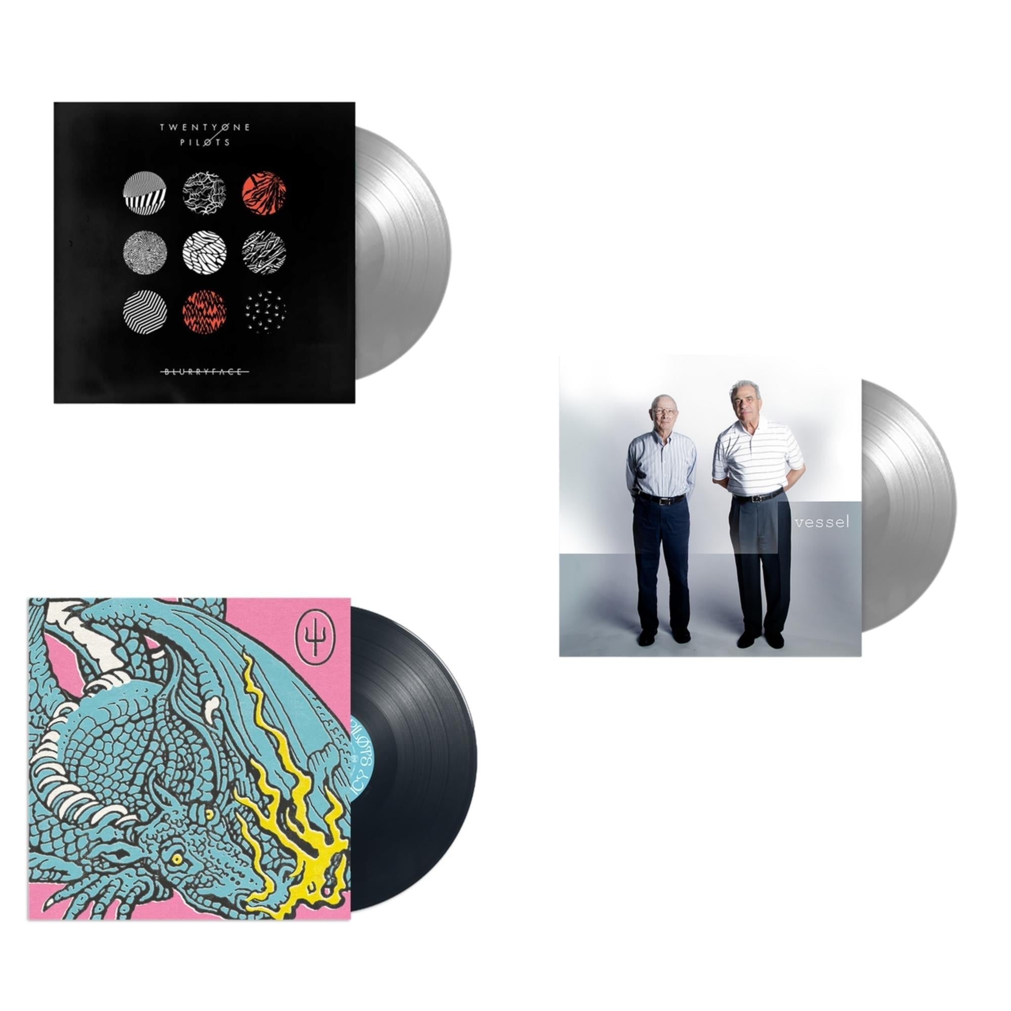 Scaled & Icy & Blurryface (Silver LP Vinyl Fbr Anniversary) & Vessel (Fbr 25Th Anniversary/Silver LP Vinyl)