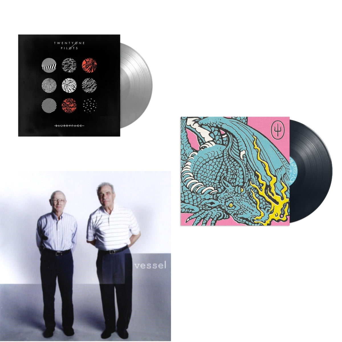 Scaled & Icy & Blurryface (Silver LP Vinyl Fbr Anniversary) & Vessel