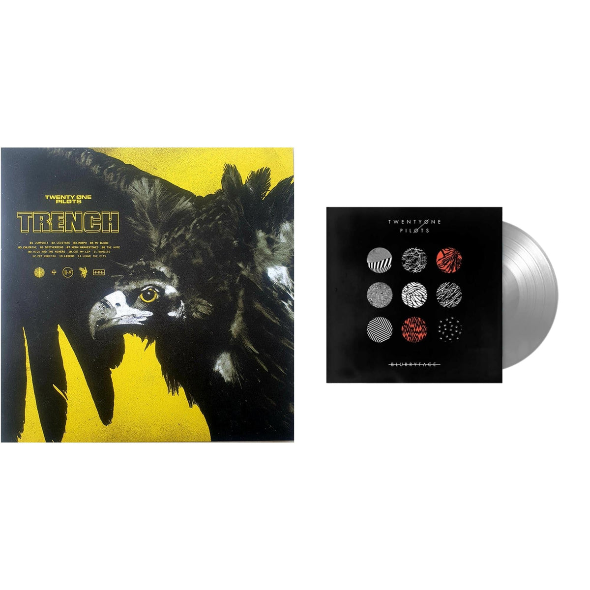 Twenty One Pilots - Trench (2LP/Dl Code) & Blurryface (Silver LP Vinyl Fbr Anniversary)