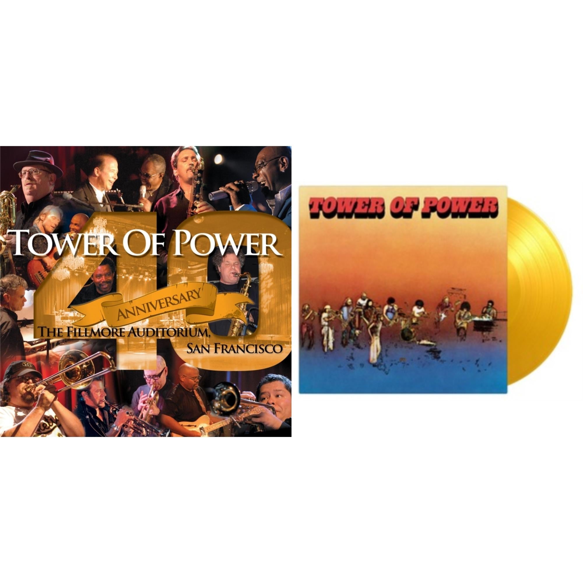 Tower Of Power - Tower Of Power (40Th Anniversary/2LP/Color Vinyl) & Tower Of Power (Translucent Yellow LP Vinyl/180G)