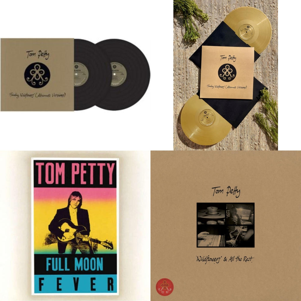 Finding Wildflowers (Alternate Versions) (2LP/Gold Vinyl) (I) & Finding Wildflowers (Alternate Versions) (2LP) & Wildflowers & All The Rest (3LP) & Full Moon Fever (180G)