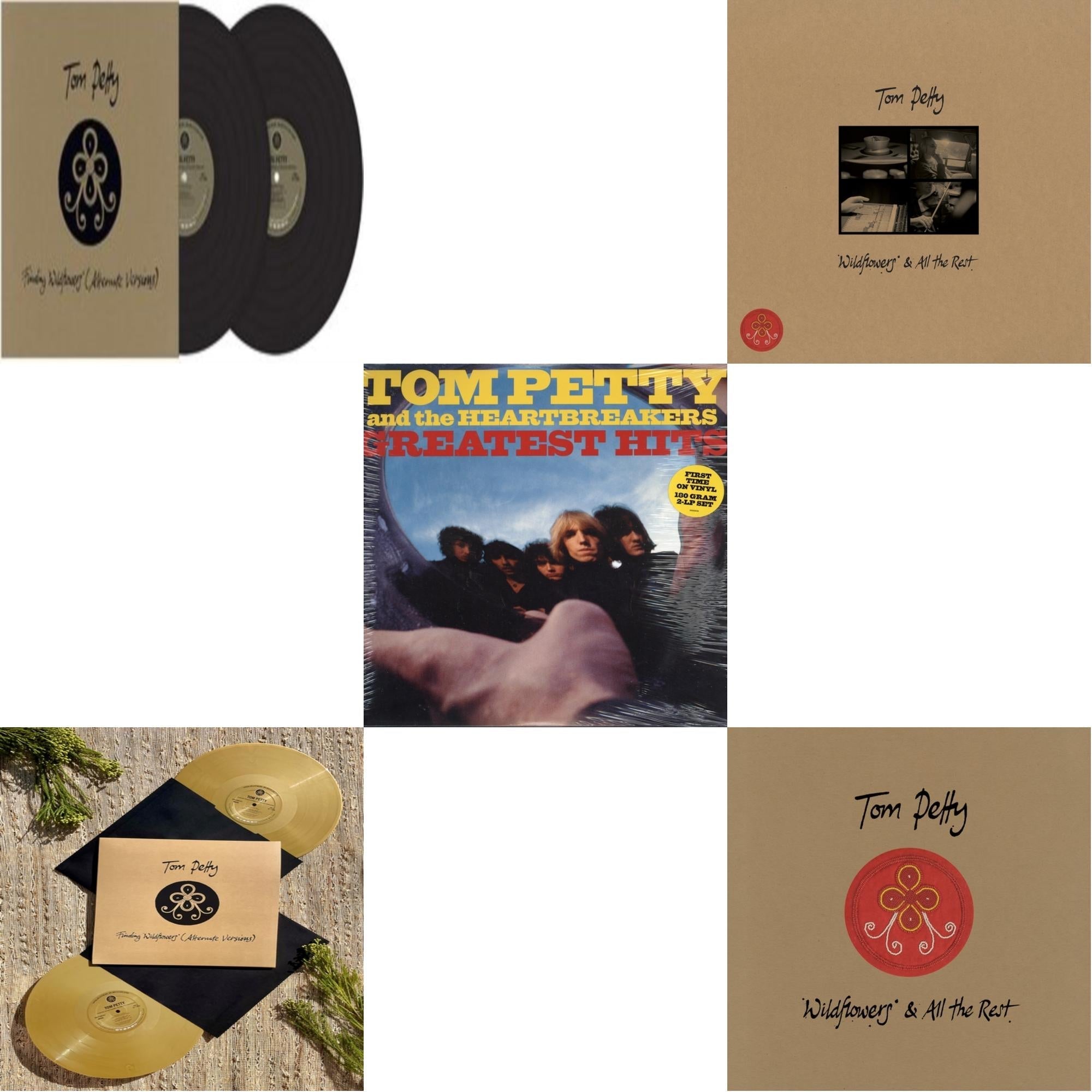 Finding Wildflowers (Alternate Versions) (2LP/Gold Vinyl) (I) & Finding Wildflowers (Alternate Versions) (2LP) & Wildflowers & All The Rest (Deluxe Edition/7LP) & Wildflowers & All The Rest (3LP) & Greatest Hits (2LP)