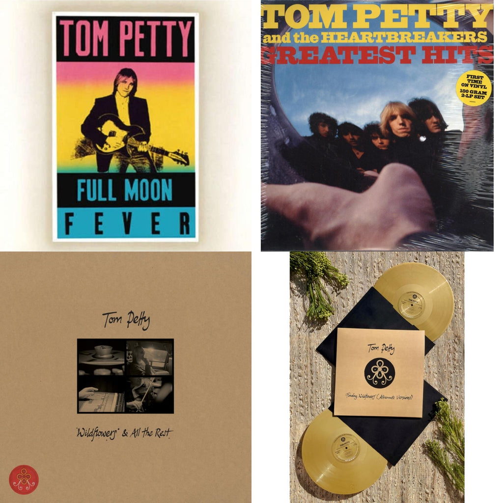 Finding Wildflowers (Alternate Versions) (2LP/Gold Vinyl) (I) & Wildflowers & All The Rest (3LP) & Full Moon Fever (180G) & Greatest Hits (2LP)