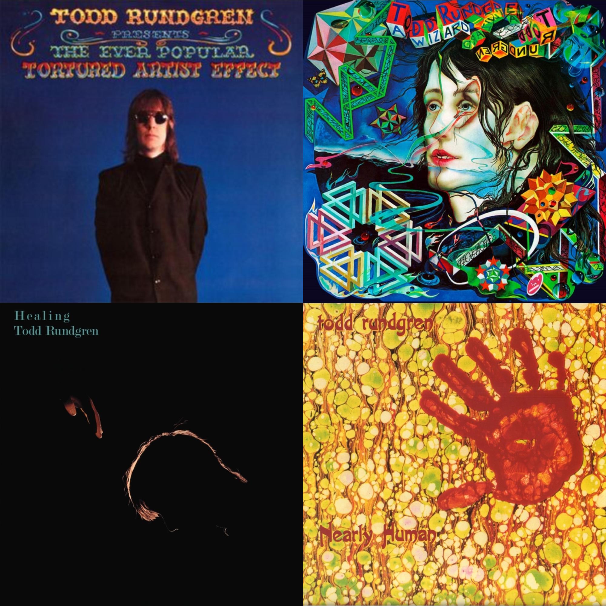 Todd Rundgren - Healing (Clear LP Vinyl/Translucent Blue 7Inch) & Nearly Human (180G/Translucent Yellow LP Vinyl/Limited Tour Edition) & Wizard A True Star (Transparent Magenta Vinyl/Limited/2LP/Tour Edition/Gatefold Cover/180G) & Ever Popular