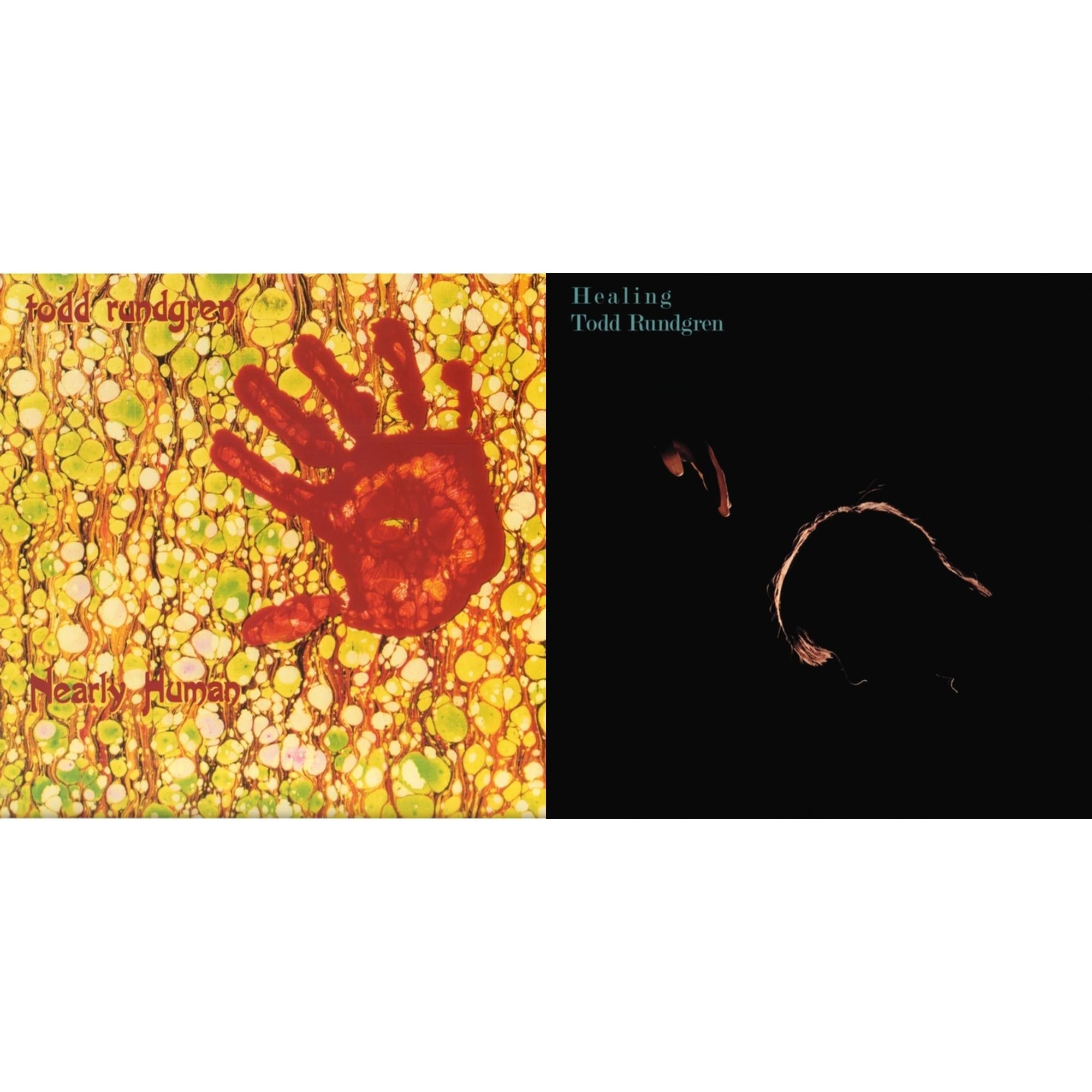 Todd Rundgren - Nearly Human (180G/Translucent Yellow LP Vinyl/Limited Tour Edition) & Healing (Clear LP Vinyl/Translucent Blue 7Inch)