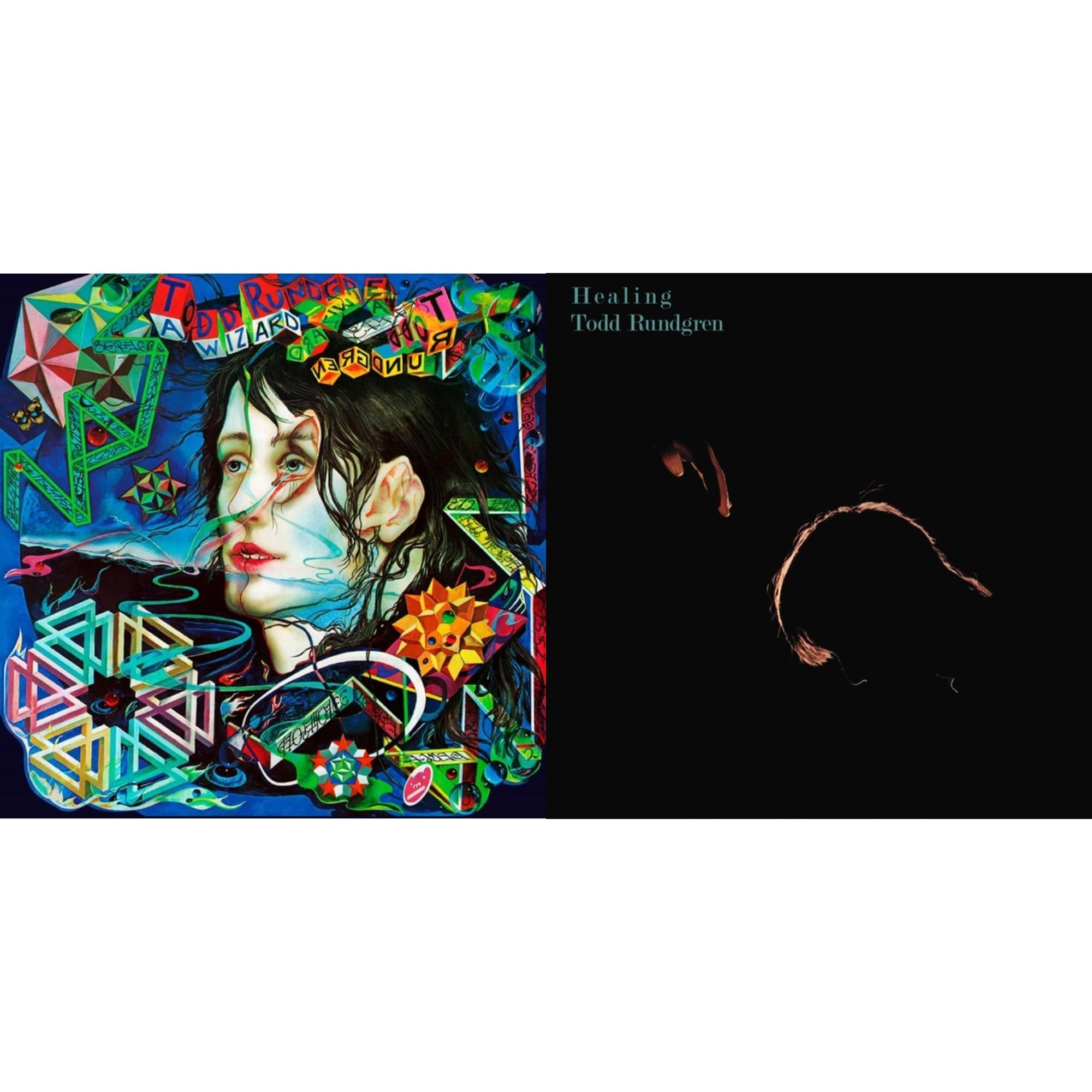 Todd Rundgren - Healing (Clear LP Vinyl/Translucent Blue 7Inch) & Wizard A True Star (Turquoise Blue Vinyl/Limited/2LP/Tour Edition/Gatefold Cover/180G)