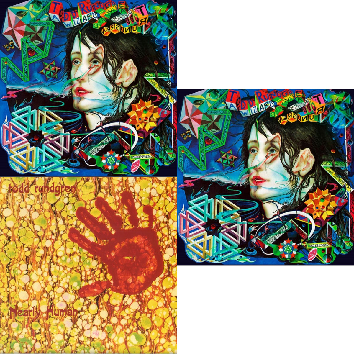 Nearly Human (180G/Translucent Yellow LP Vinyl/Limited Tour Edition) & Wizard A True Star (Turquoise Blue Vinyl/Limited/2LP/Tour Edition/Gatefold Cover/180G) & Wizard A True Star (Transparent Magenta Vinyl/Limited/2LP/Tour Edition/Gatefold Cover/180G)