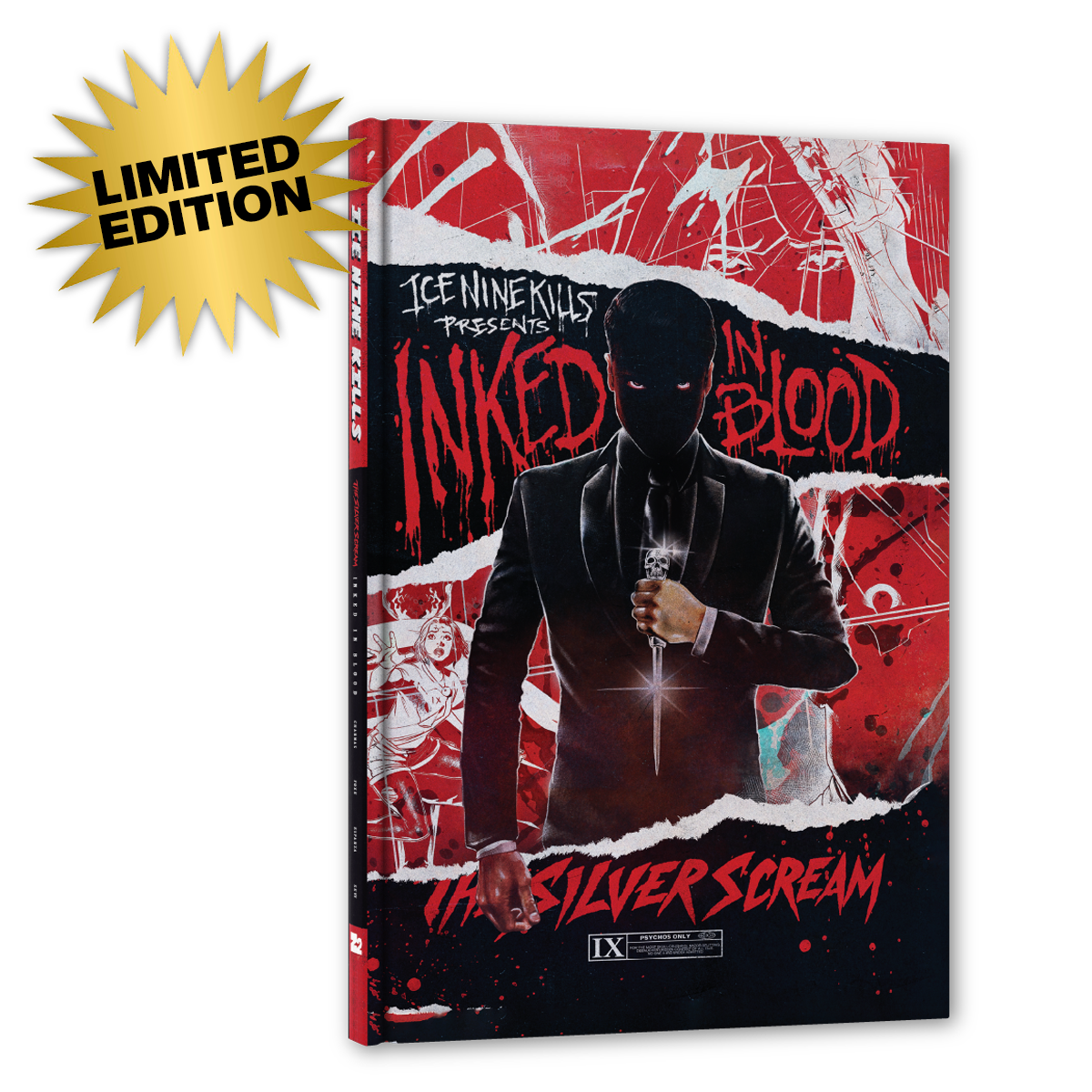 Ice Nine Kills – Inked in Blood: The Silver Scream (2026 SDCC Limited Edition Variant) Hardcover Graphic Novel