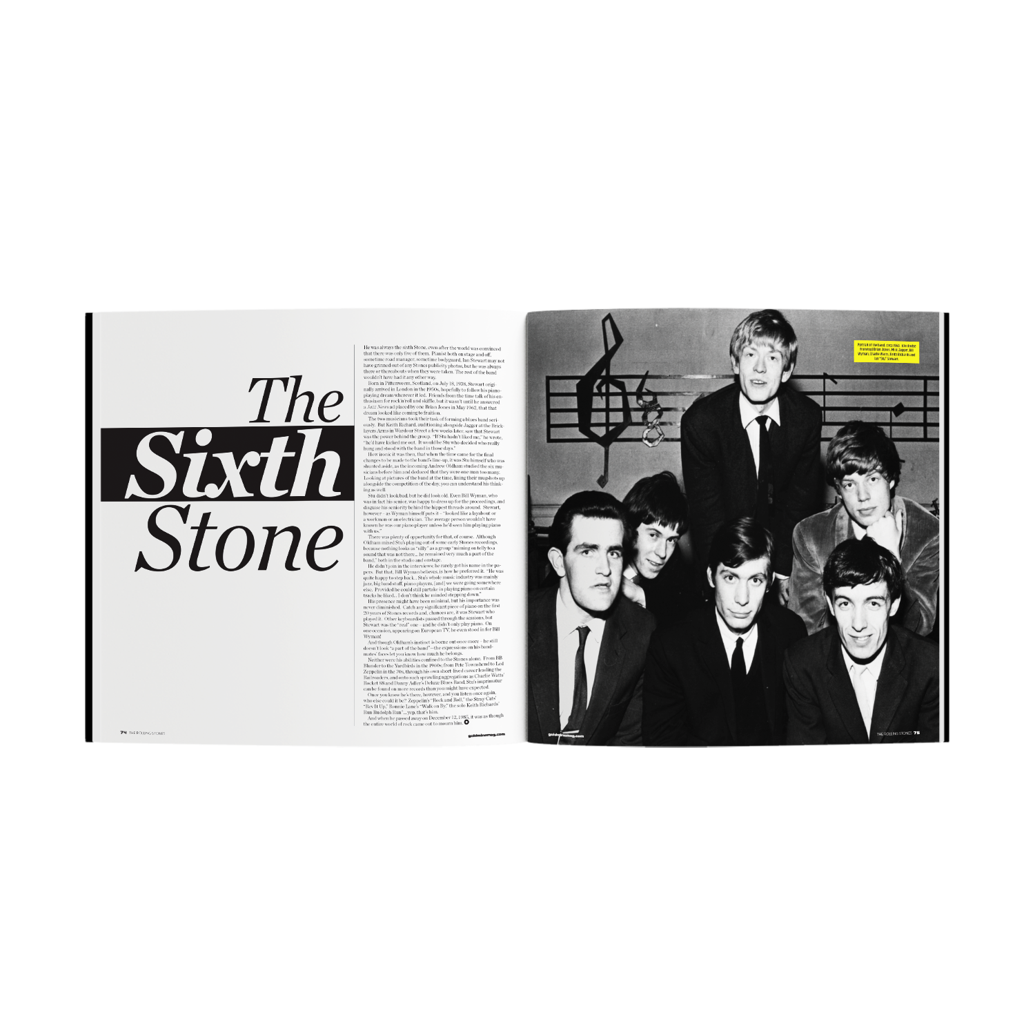 The Rolling Stones x Goldmine "Early Years" Special Collector’s Edition Softcover Book