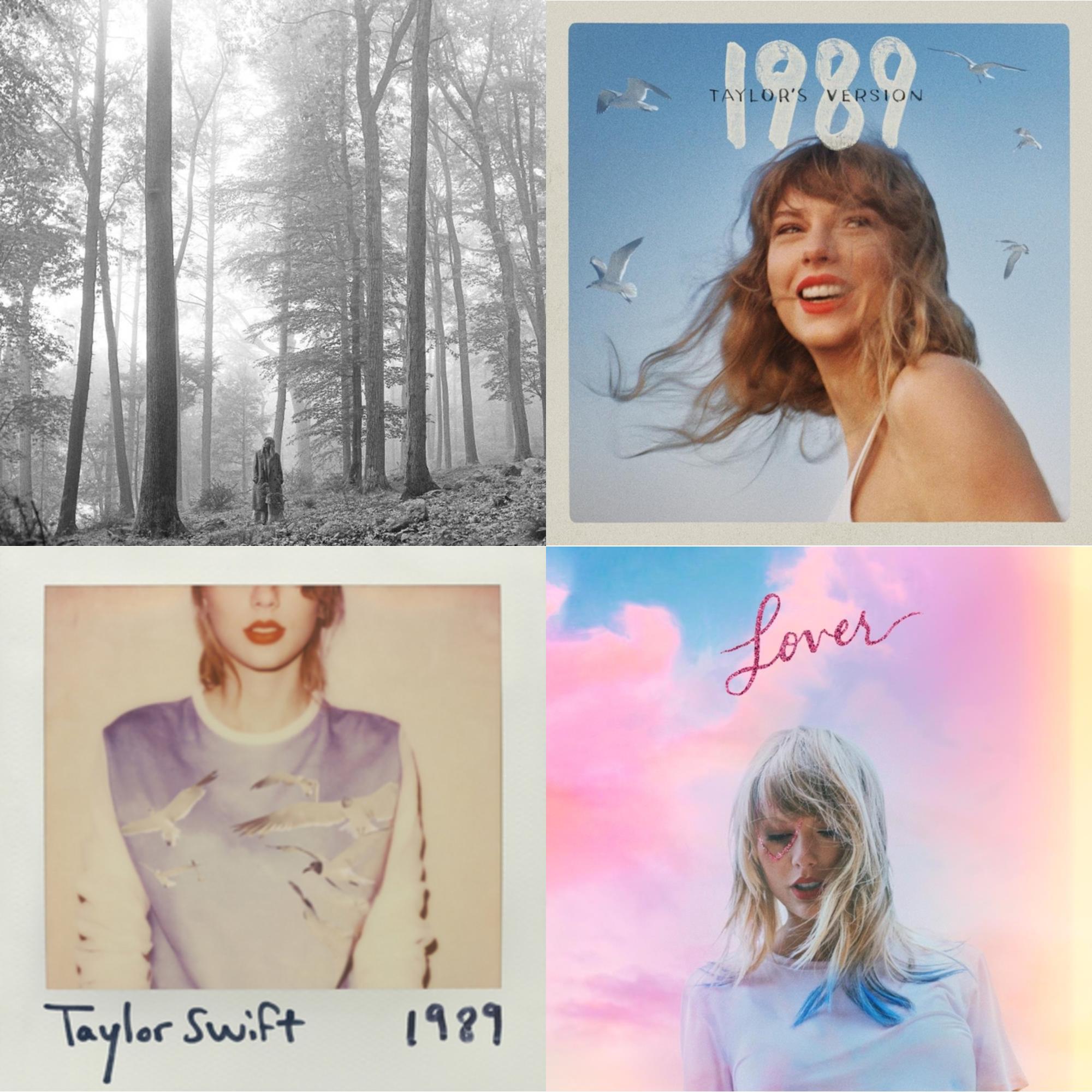 Folklore (Edited) & 1989 (Taylor's Version) & 1989 & Lover (Deluxe) (Version 4)