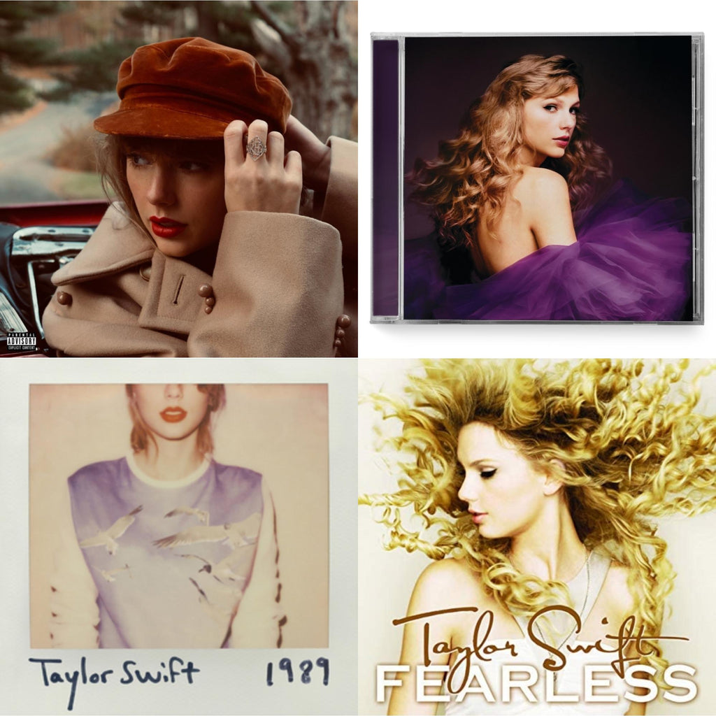 Taylor Swift - Red (Taylor's Version) (Edited) (2CD) & Speak Now (Taylor's Version) (2CD) & 1989 & Fearless