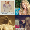 Taylor Swift - Fearless (Taylor's Version) (2CD) & Taylor Swift & Red & 1989