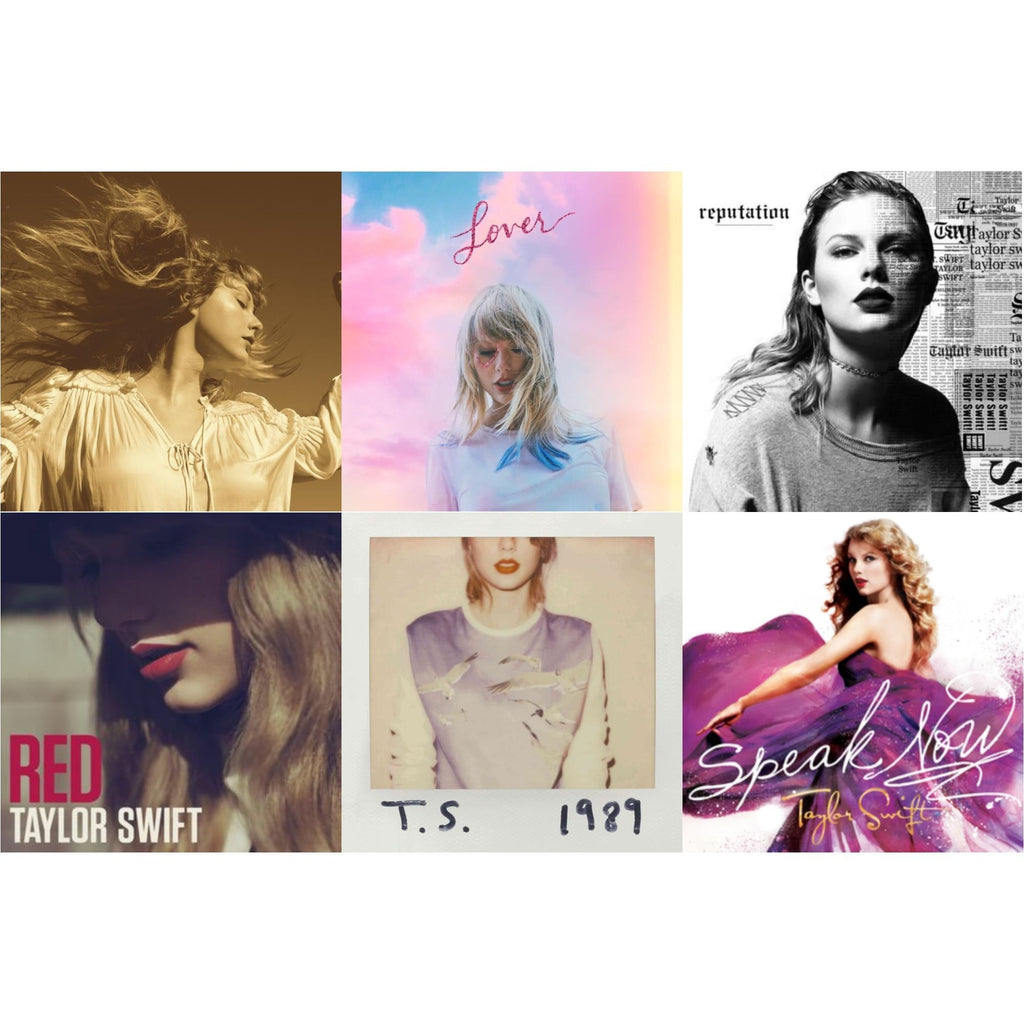 Taylor Swift - Fearless (Taylor's Version) (2CD) & Speak Now & Red & Lover (Deluxe) (Version 4) & 1989 & Reputation