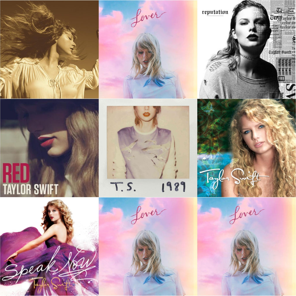 Taylor Swift - Fearless (Taylor's Version) (2CD) & Taylor Swift & Speak Now & Red & Lover (Deluxe) (Version 2) & Lover (Deluxe) (Version 4) & Lover & 1989 & Reputation