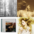 Taylor Swift - Folklore (X) & Fearless (Taylor's Version) (2CD) & Midnights (X) (Jade Green CD) & Fearless