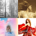 Taylor Swift - Folklore (X) & Fearless (Taylor's Version) (2CD) & Lover (Deluxe) (Version 4) & Speak Now