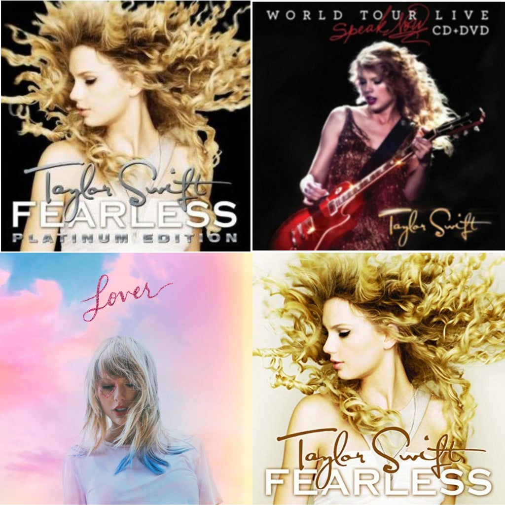 Taylor Swift - Fearless & Speak Now World Tour Live (CD/DVD) & Lover (Deluxe) (Version 1) & Fearless