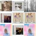 Taylor Swift - Fearless & Tortured Poets Department (X) (Manuscript- Bonus Track) & Folklore (X) & Midnights (X) (Blood Moon CD) & 1989 & 1989 & Lover (Deluxe) (Version 2) & Midnights (X) (Jade Green CD) & Lover (Deluxe) (Version 1)