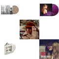 Folklore (X) (Beige Vinyl/2LP) & Red (Taylor's Version) (4LP) & Speak Now (Taylor's Version) (Orchid Marbled Vinyl/3LP) & Tortured Poets Department (X) (Ghosted White Vinyl/2LP/Manuscript- Bonus Track) & Red