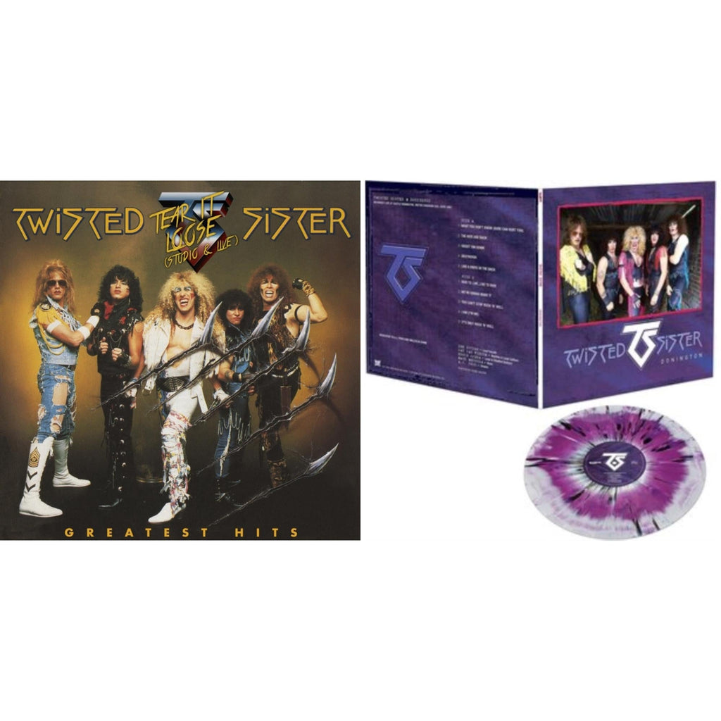 Greatest Hits -Tear It Loose - Atlantic Years - Studio & Live (Translucent Red LP Vinyl/Limited) & Donington (Purple, Black & White Splatter LP Vinyl)