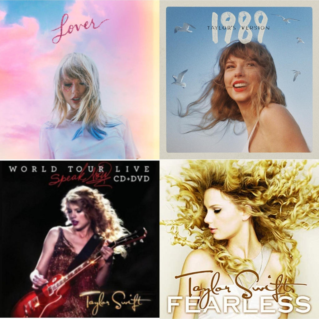Taylor Swift - 1989 (Taylor's Version) & Speak Now World Tour Live (CD/DVD) & Lover & Fearless