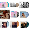Taylor Swift - Folklore (X) (Beige Vinyl/2LP) & Red (Taylor's Version) (4LP) & Midnights (X) (Moonstone Blue LP Vinyl) & Midnights (X) (Jade Green LP Vinyl) & Midnights (X) (Blood Moon LP Vinyl) & 1989 (Taylor's Version) (2LP/Crystal Skies Blue