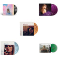 Taylor Swift - Evermore (Translucent Green Vinyl/2LP) & Midnights (X) (Moonstone Blue LP Vinyl) & Midnights (X) (Blood Moon LP Vinyl) & Speak Now (Taylor's Version) (Orchid Marbled Vinyl/3LP) & Lover (2LP)