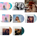 Taylor Swift - Red (Taylor's Version) (4LP) & Midnights (X) (Moonstone Blue LP Vinyl) & Midnights (X) (Jade Green LP Vinyl) & Midnights (X) (Blood Moon LP Vinyl) & 1989 (Taylor's Version) (2LP/Crystal Skies Blue Vinyl) & Lover (2LP) & Lover &