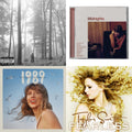 Taylor Swift - Folklore (X) & Midnights (X) (Blood Moon CD) & 1989 (Taylor's Version) & Fearless
