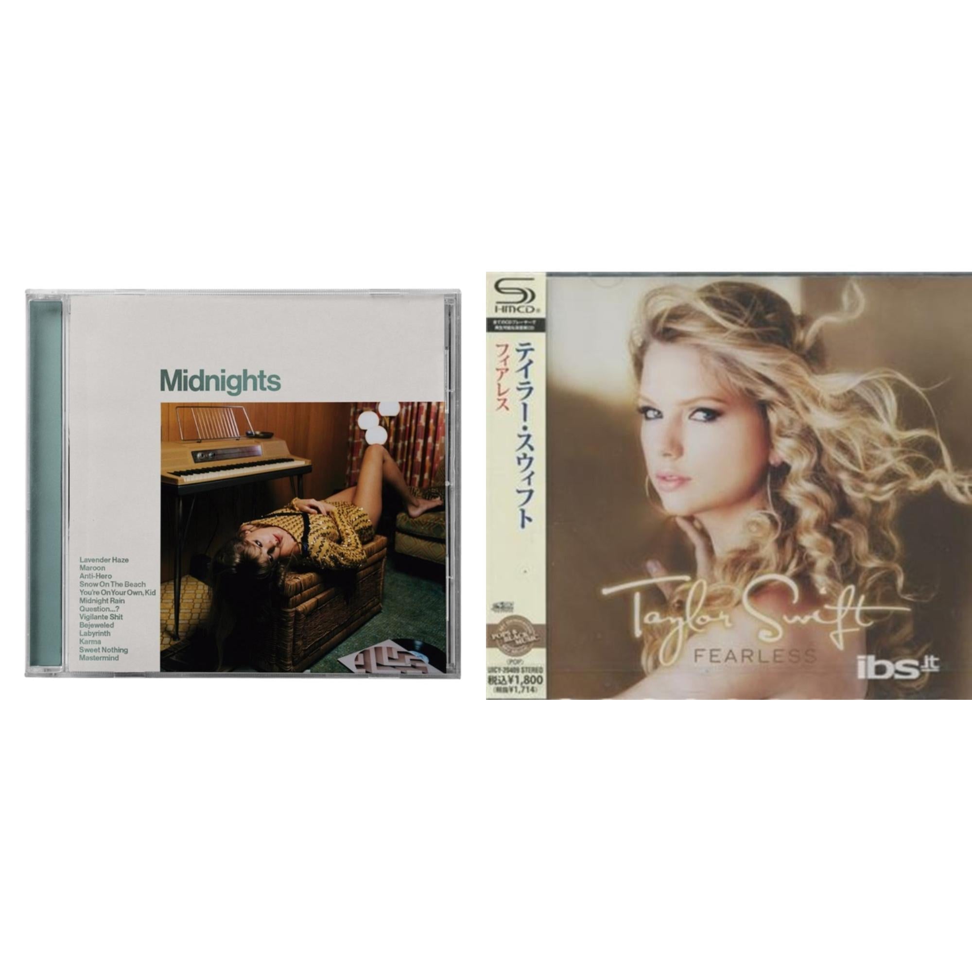 Fearless & Midnights (X) (Jade Green CD)