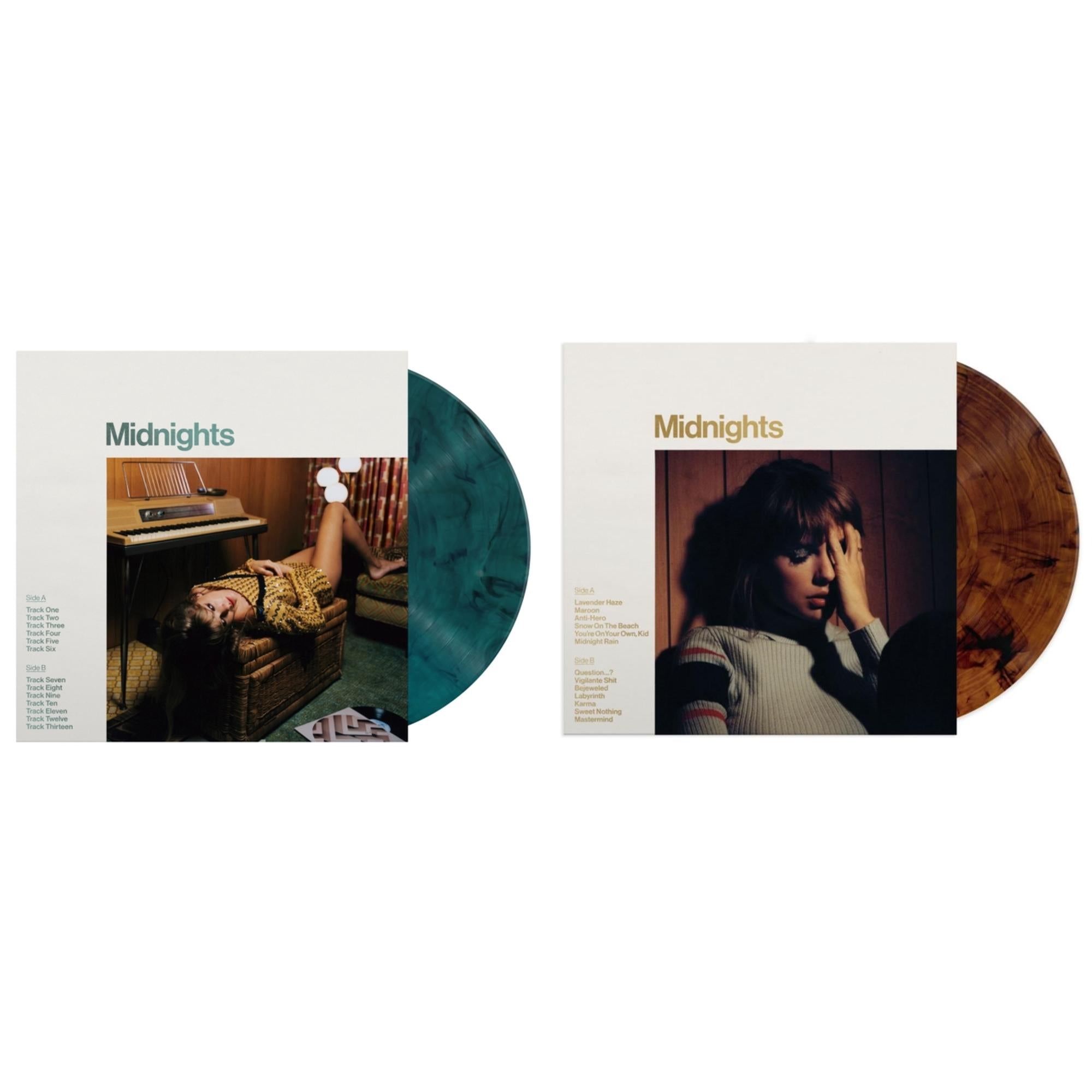 Midnights (X) (Jade Green LP Vinyl) & Midnights (X) (Mahogany Color LP Vinyl)