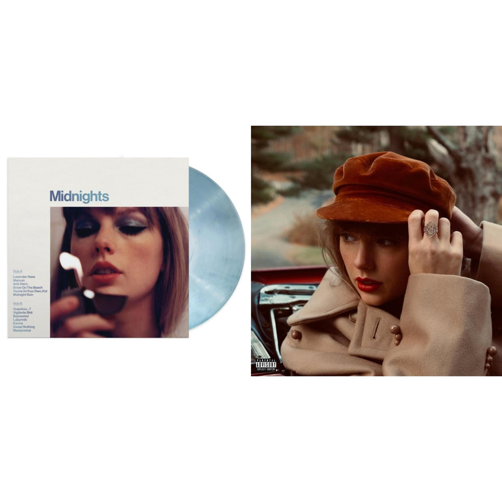 Red (Taylor's Version) (4LP) & Midnights (X) (Moonstone Blue LP Vinyl)