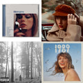 Folklore (X) & Red (Taylor's Version) (X) (2CD) & Midnights (X) (Moonstone Blue CD) & 1989 (Taylor's Version)