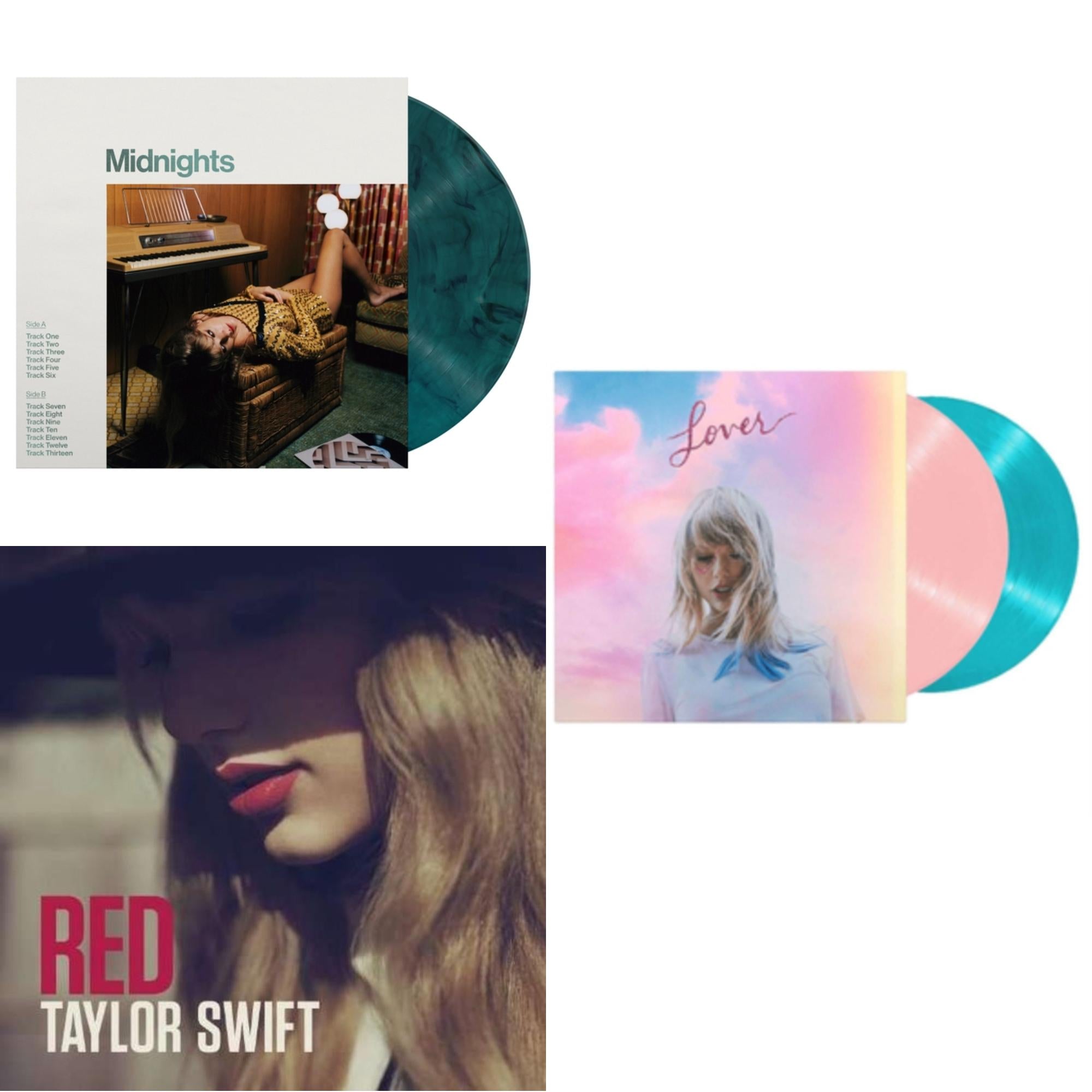 Midnights (X) (Jade Green LP Vinyl) & Lover & Red