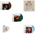 Midnights (X) (Moonstone Blue LP Vinyl) & Midnights (X) (Jade Green LP Vinyl) & Midnights (X) (Mahogany Color LP Vinyl) & Tortured Poets Department (X) (Ghosted White Vinyl/2LP/Manuscript- Bonus Track) & 1989