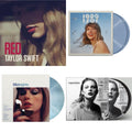 Taylor Swift - Midnights (X) (Moonstone Blue LP Vinyl) & 1989 (Taylor's Version) (2LP/Crystal Skies Blue Vinyl) & Red & Reputation (Picture Disc)
