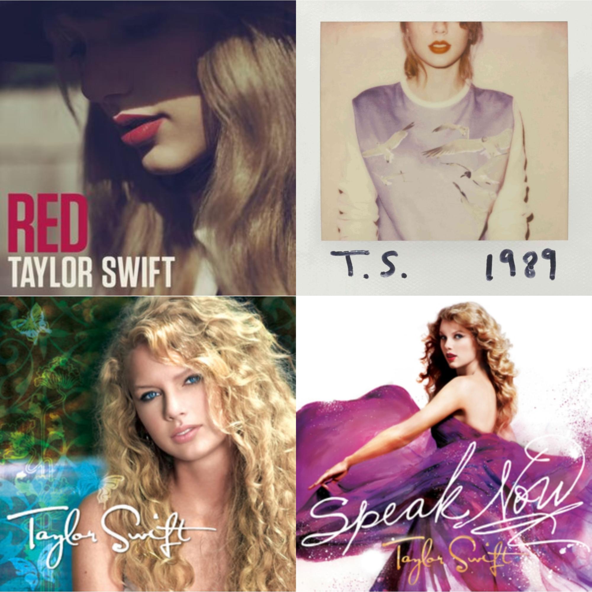 Taylor Swift - Taylor Swift & Speak Now & Red & 1989 - CD Bundle