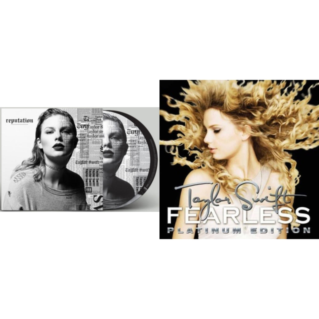 Taylor Swift - Fearless Platinum Edition & Reputation (Picture Disc) - LP Vinyl Bundle