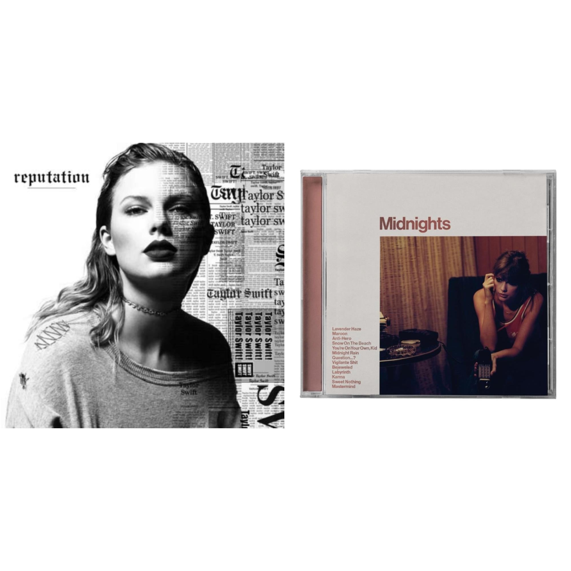 Taylor Swift - Midnights (X) (Blood Moon CD) & Reputation