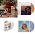 Red (Taylor's Version) (4LP) & Midnights (X) (Blood Moon LP Vinyl) & 1989 (Taylor's Version) (2LP/Crystal Skies Blue Vinyl) & Tortured Poets Department (X) (Ghosted White Vinyl/2LP/Manuscript- Bonus Track)