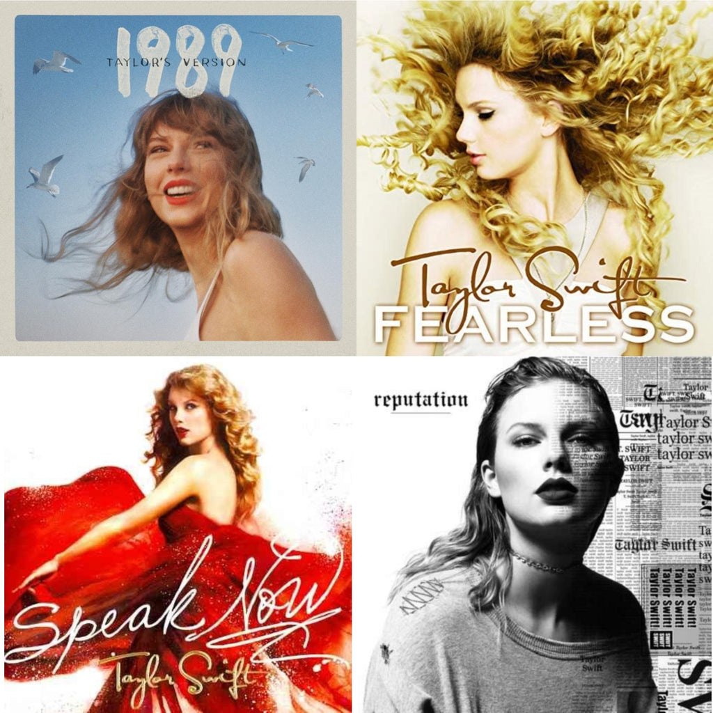 Taylor Swift - 1989 (Taylor's Version) & Fearless & Speak Now & Reputation - CD Bundle