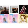 Taylor Swift - Evermore (X) & Midnights (X) (Jade Green CD) & Speak Now World Tour Live (CD/DVD) & Lover (Deluxe) (Version 1) & Lover & Fearless