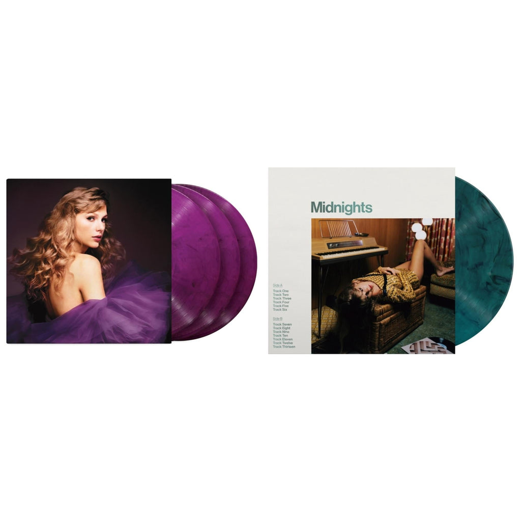 Midnights (X) (Jade Green LP Vinyl) & Speak Now (Taylor's Version) (Orchid Marbled Vinyl/3LP)