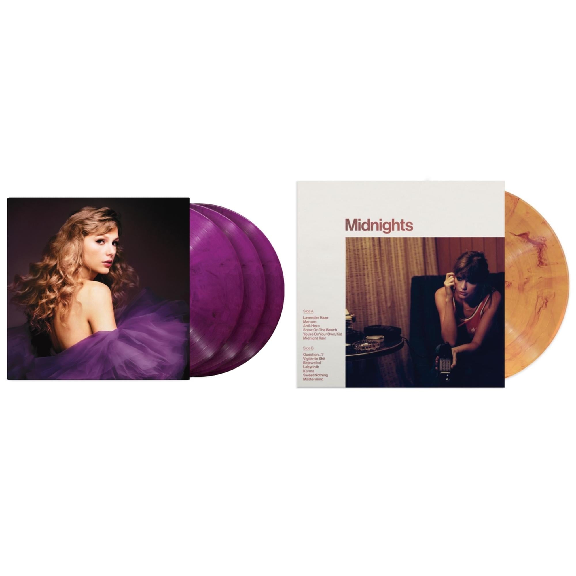 Midnights (X) (Blood Moon LP Vinyl) & Speak Now (Taylor's Version) (Orchid Marbled Vinyl/3LP)