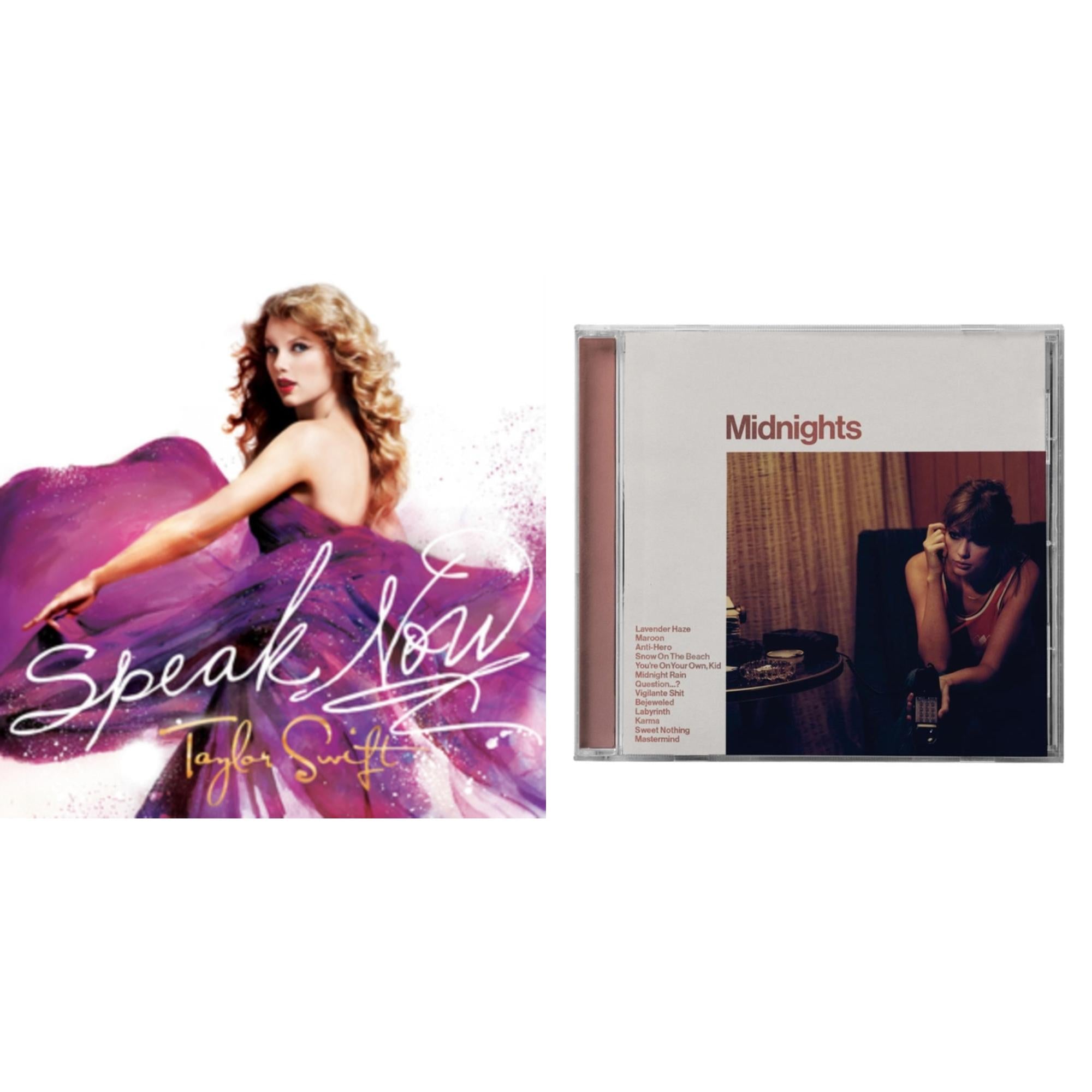Midnights (X) (Blood Moon CD) & Speak Now