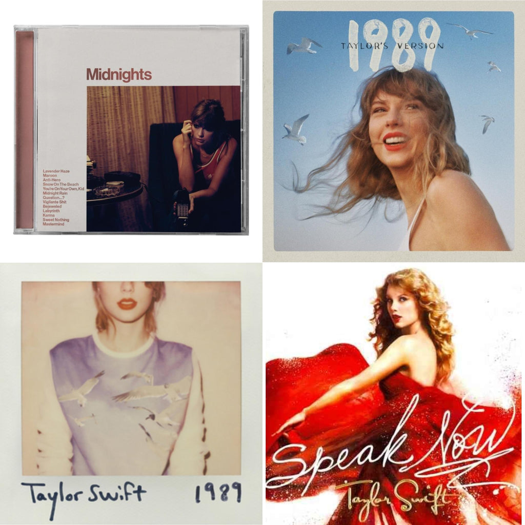 Taylor Swift - Midnights (X) (Blood Moon CD) & 1989 (Taylor's Version) & 1989 & Speak Now
