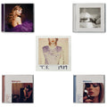 Midnights (X) (Moonstone Blue CD) & Midnights (X) (Blood Moon CD) & Speak Now (Taylor's Version) (2CD) & Tortured Poets Department (X) (Manuscript- Bonus Track) & 1989