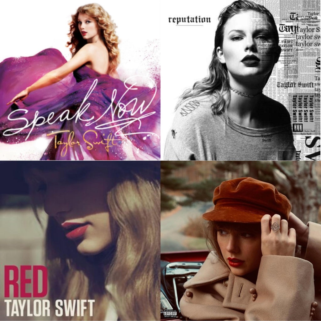 Taylor Swift - Red (Taylor's Version) (Edited) (2CD) & Speak Now & Red & Reputation